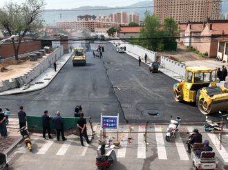 道路提质焕新颜 便民出行暖民心——我县迎宾北路道路改造工程有序推进即将通车